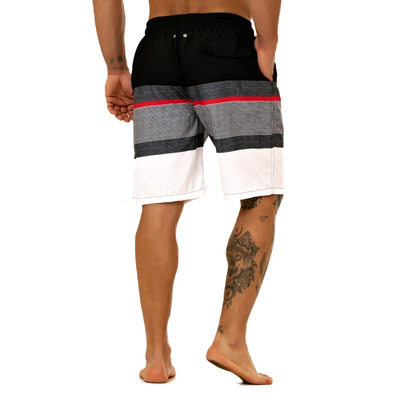 KAILUA SURF سروال سباحة رجالي كبير وطويل من KAILUA SURF، شورت سباحة رجالي مصمم مقاس 9 بوصات - Image 4